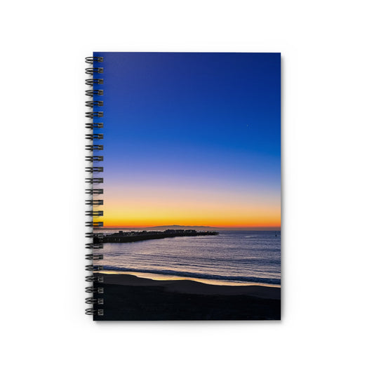 Spiral Notebook — "Golden Blues"